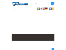 Tablet Screenshot of frimanresor.fi